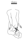 Croix en cuir Hog Tie - Easytoys Fetish Collection