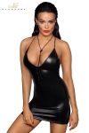 Mini robe wetlook lace dans le dos F252