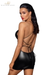 Mini robe wetlook lace dans le dos F252
