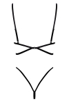 Ensemble 2 pi�ces French Kiss 240 - Kissable